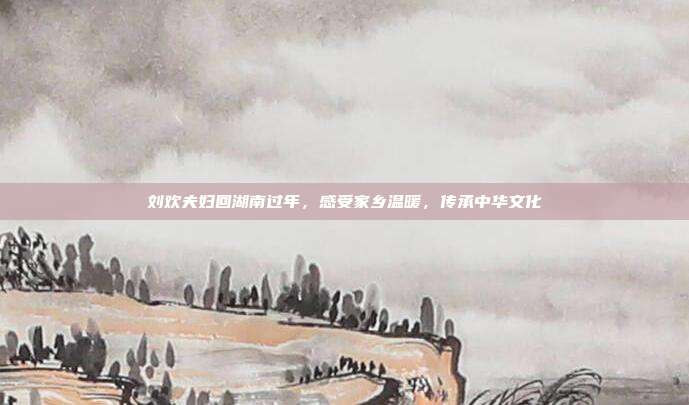 刘欢夫妇回湖南过年，感受家乡温暖，传承中华文化