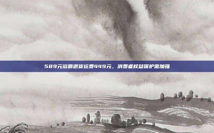 589元浴霸退货运费449元，消费者权益保护需加强